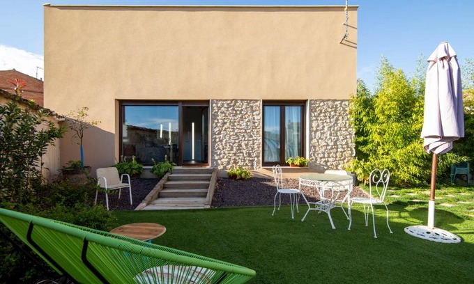 Vadocondes Apartment | La Ren Lecrés Apartamento piscina jardin
