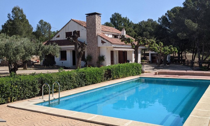 Tortosa House | La Xaruga, Rural House in the middle of nature. Quiet with pool, bbq . private