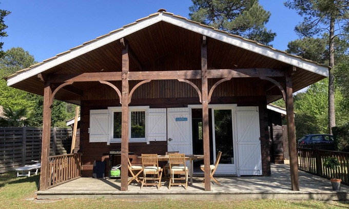 Lacanau House | Lacanau, Marina de Talaris, pretty wooden house near the lake