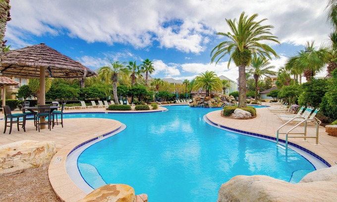 Villages of Crystal Beach House | Lagoon pool, Hot Tub, Shuttle to Nearby Beach