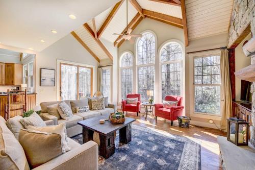 Lake Toxaway House | Lake Access and On-Site Creek Lake Toxaway Home!