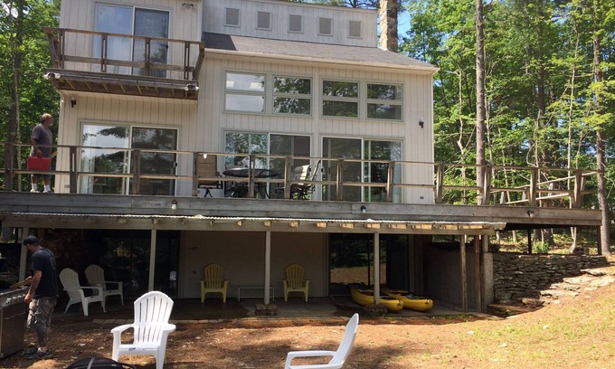 Lake Arrowhead House | Lake Arrowhead, Lake Front, Open Concept House, North Waterboro, ME