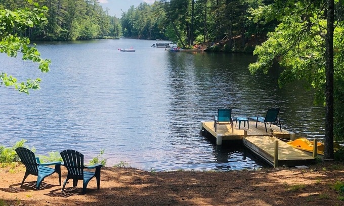 Lake Arrowhead House | Lake Arrowhead lakefront retreat: beach, dock, boat, fish, relax, adventures