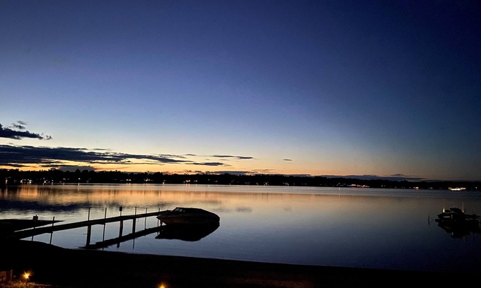 National City Cottage | Lake/beach front property with kayaks, pedal boat, & row boat, near Tawas Bay