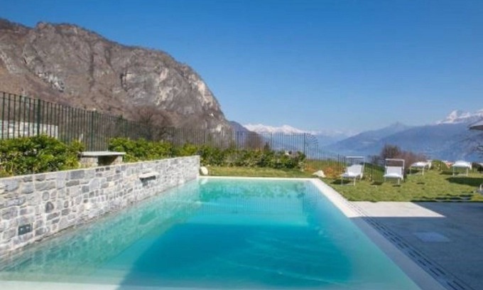 Griante Villa | Lake Como, Villa La Grande Bellezza, pool and amazing view