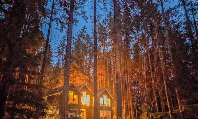 Hoodsport House | Lake Cushman Family Getaway-5 min walk to Lake-King Bed-Pets OK-Firepit-Kayaks!