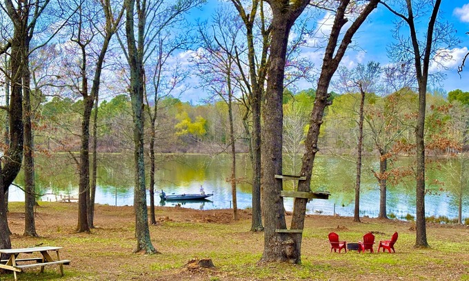 Alba Cabin | Lake Fork Waterfront Cabin-Private Boat Ramp Boat Dock Fishing
