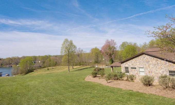 Penhook Cottage | Lake front 2 cottages on private 11 acres: dock, deck, wiffleball, & more