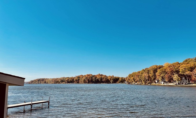 Cloverdale Cottage | Lake front cottage with private beach and docks!