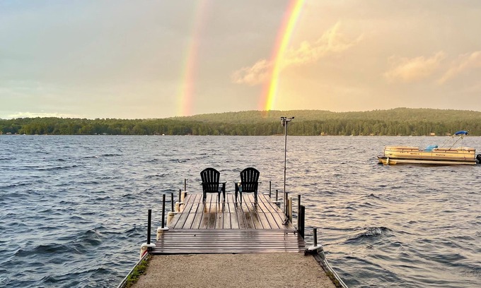 Naples House | Lake Front Home on Long Lake with Beautiful Views of Mountains!