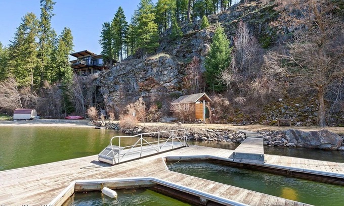 Spirit Lake House | Lake Front Home w/Spectacular Views & boat slips!