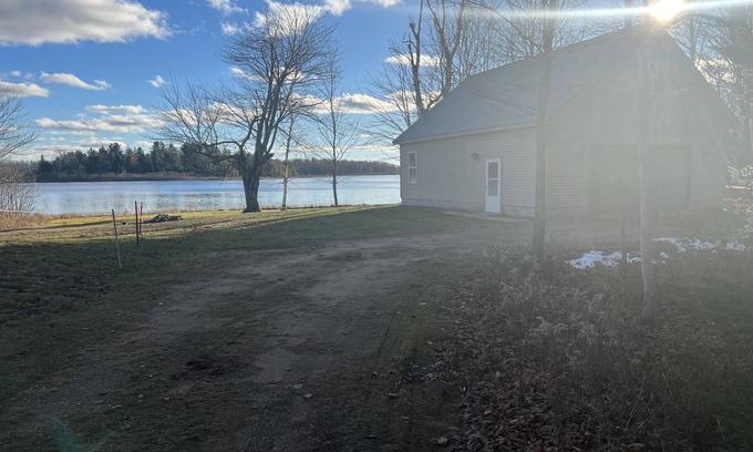 Trout Lake Cabin | Lake front Rustic Cabin in the UP, Snowmobile-ATV trails, Falls, Mackinaw Island