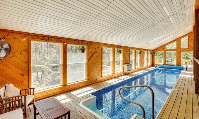 Diamond Point House | Lake George Oasis w/9 Acres, Hot Tub & Game Room!