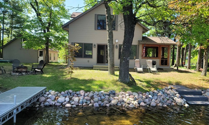 Wautoma Cottage | Lake home close to Nordic Mountain and area golf courses.
