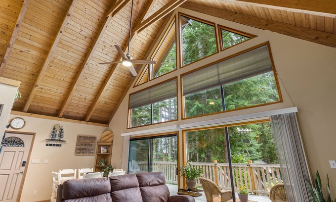 Easton Cabin | Lake Kachess area family cabin, pet friendly, beautiful views.
