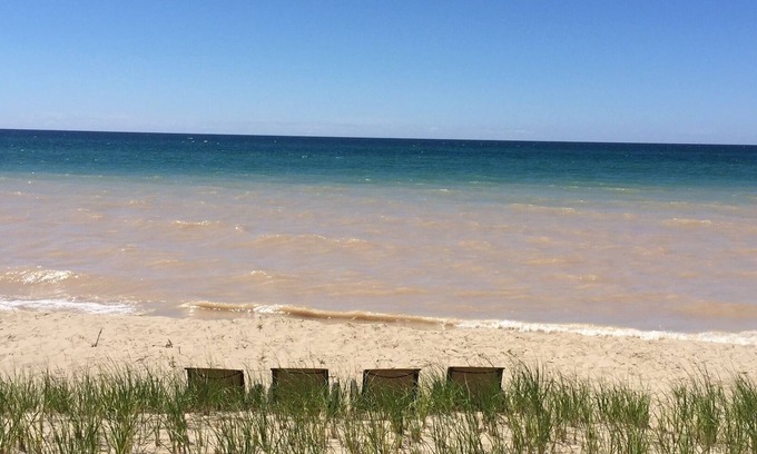 Manistee House | Lake Michigan Beachfront Home - Miles of Beach & Incredible Views