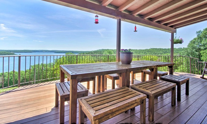 Mountain Home House | Lake Norfork Home w/Waterview Patio + Balcony