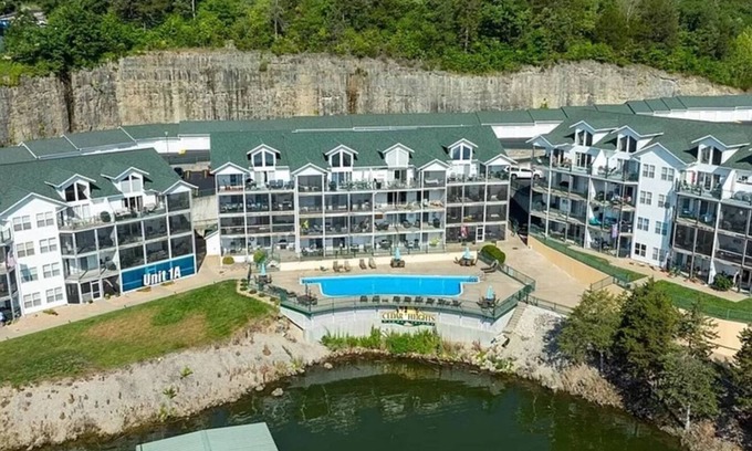 Camdenton Condo | Lake of the Ozarks Premier lakefront 3-bedroom condo. Fishing, Swimming,boating.
