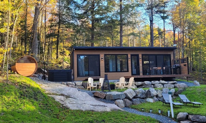 Argenteuil Regional County Municipality Ski Chalet | Lake+spa+sauna+hammam at Émeraude des Sources