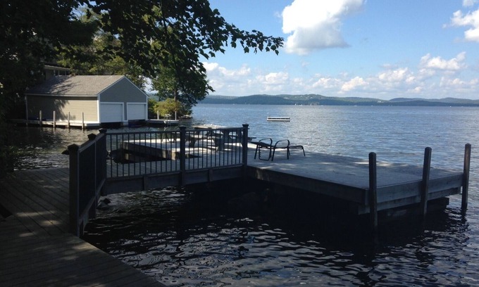 Newbury House | Lake Sunapee, Private LAKEFRONT Home with Boat Dock