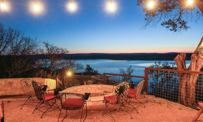 Spicewood Cabin | Lake Travis Lake front & access 3 Private Cabins, Spa, Minutes fm Krause Springs