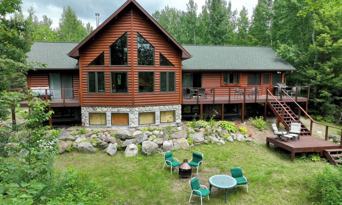 Cook House | Lake Vermilion Home, Private, 2 Docks, Screen Porch, Sauna, 3 Bedrooms & Loft.
