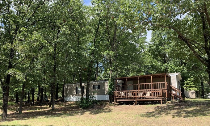 Texanna House | Lake view cabin on lake Eufaula located at Porum Landing