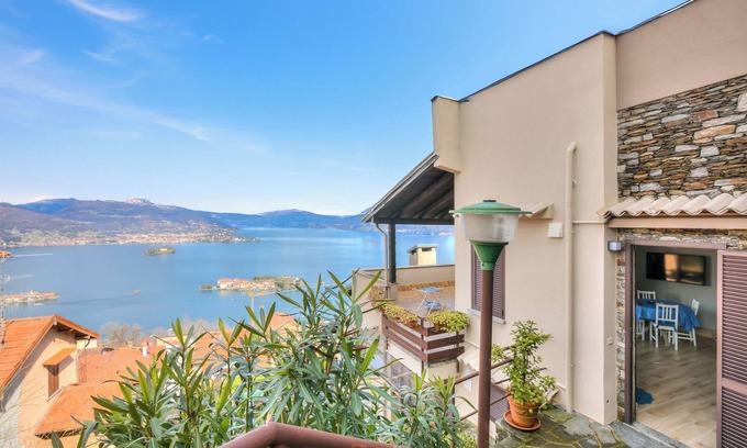 Someraro House | Lake View Terrace Over The Borromean Isla, Stresa, Italy