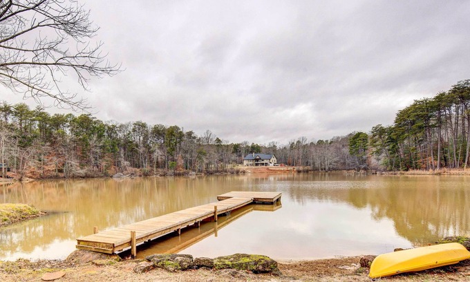 Inman House | Lakefront Blue Ridge Mtns Vacation Rental