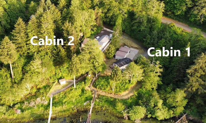 Lakeside Cabin | Lakefront Cabins - Private paradise (2 homes)