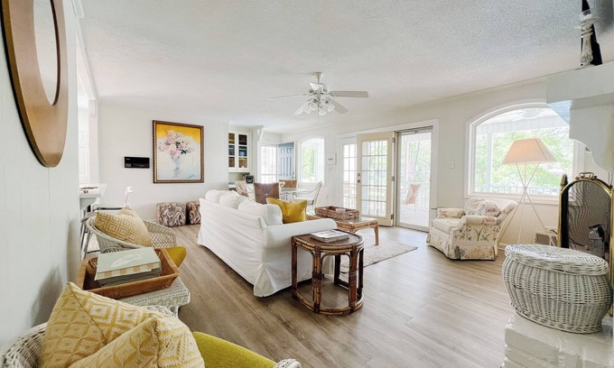 Inman House | Lakefront Cottage with heated pool