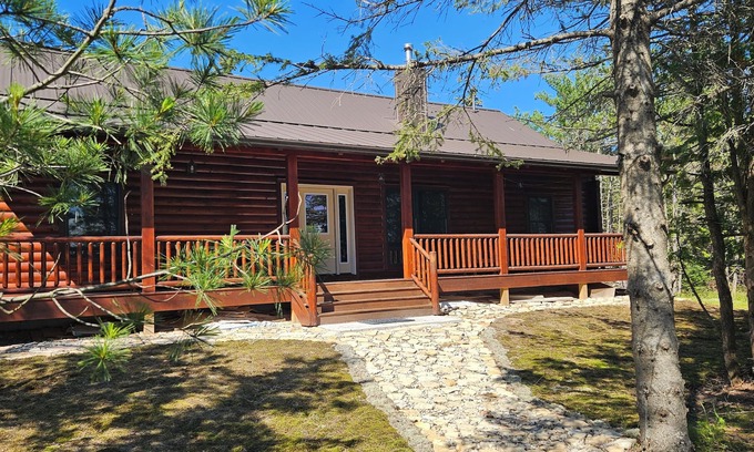Alpena Cottage | Lakefront cottage, construction 2023, with 300 ft private beach on Lake Huron