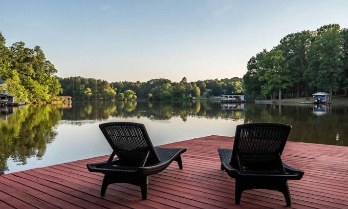 Roxboro Apartment | Lakefront Escape | Dock, Fire Pit, Family friendly