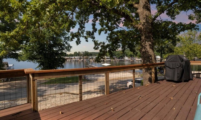 Gravois Mills House | Lakefront Home in a Quiet Cove, Private Dock, Outdoor Dining & Fishing