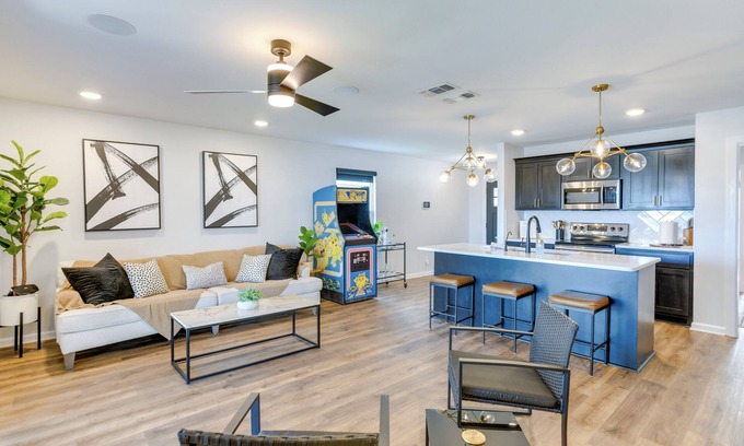 San Angelo House | Lakefront Home w/Dock & Patio in San Angelo!
