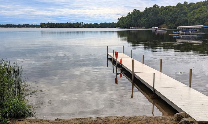 Crosslake House | Lakefront home w/Suite, Private Dock on Rush Lake Whitefish chain, Crosslake