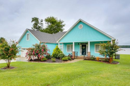 Cross Hill House | Lakefront Home with Hot Tub and Dock in Cross Hill!