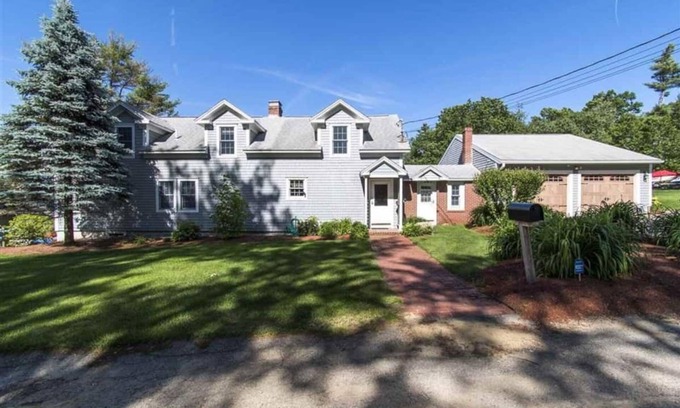 Lebanon House | Lakefront home with large deck and beautiful lake views of Milton 3 Ponds