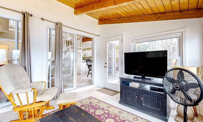 The Bays House | Lakefront home with private beach, dock, kayaks/canoe, & hot tub