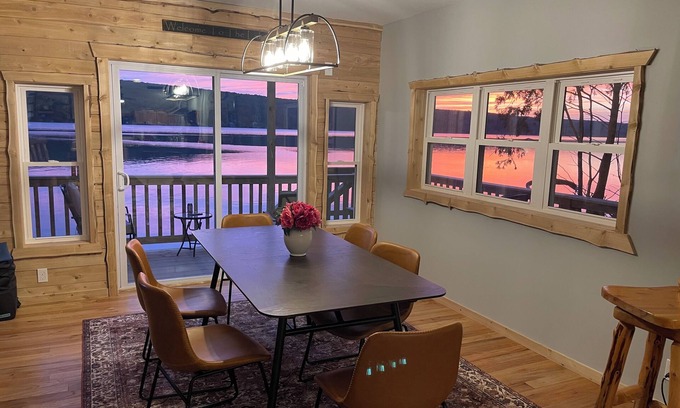 Ellenburg Center Cabin | Lakefront home with amazing sunsets, fall foliage!