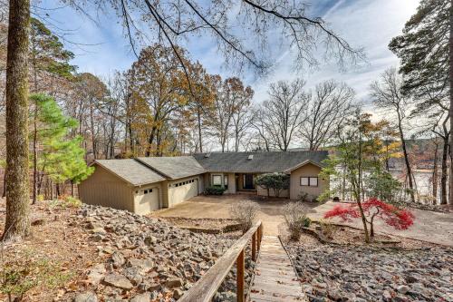 Hot Springs Village House | Lakefront Hot Springs Village Home with Private Dock