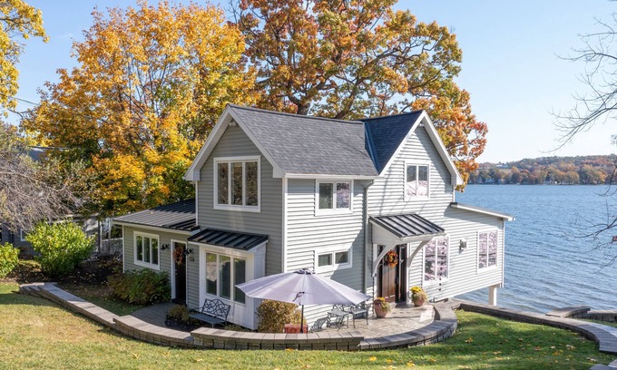 Geneseo House | Lakefront luxury with Cottage Charm