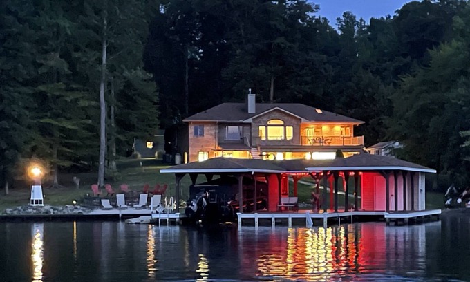 Bumpass House | Lakefront memories waterfront with all the amenities including private beach