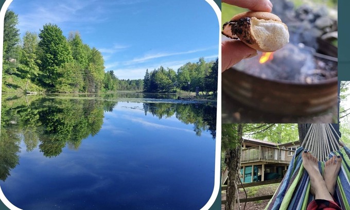 Reed City Cabin | Lakefront Oasis GameRm/Sauna/Fire-pit/DogFriendly/Fishing