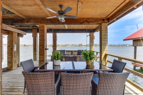 Oscar House | Lakefront Oscar Home with Game Room and Boat Dock!