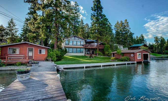 Kings Point House | Lakefront Paradise - Flathead Lake 2022 Spacious Home Available