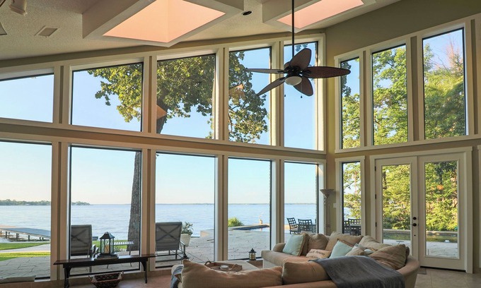 Tool House | Lakefront Private Beach Luxury Home on Cedar Creek Lake