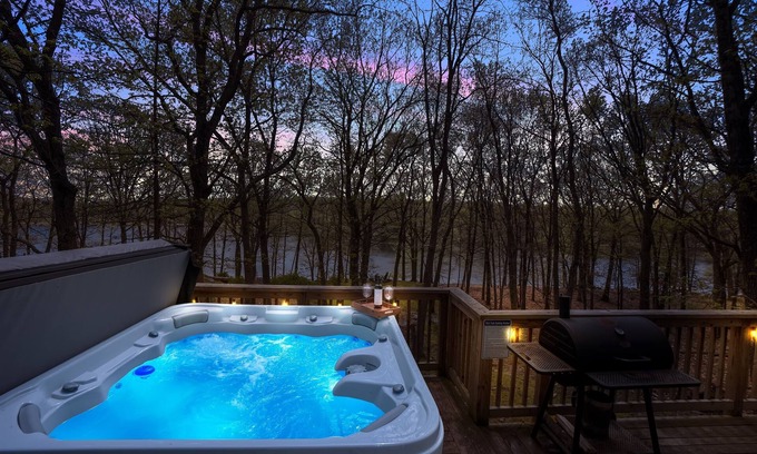 Pocono Mountain Lake House | Lakefront, Pvt Hot Tub, Indoor Pool, Hiking, Games Games, Fireplace