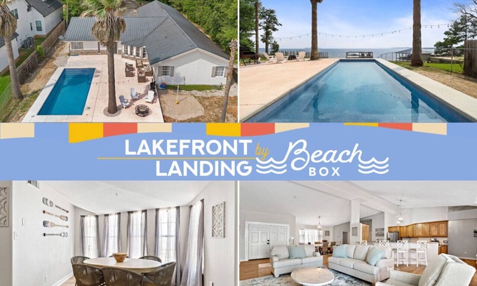 West Livingston House | Lakefront Retreat with Pool, Dock & Game Room