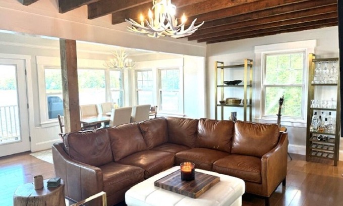 Falmouth House | Lakefront Retreat Near Portland – Modern Comfort with Classic Charm.